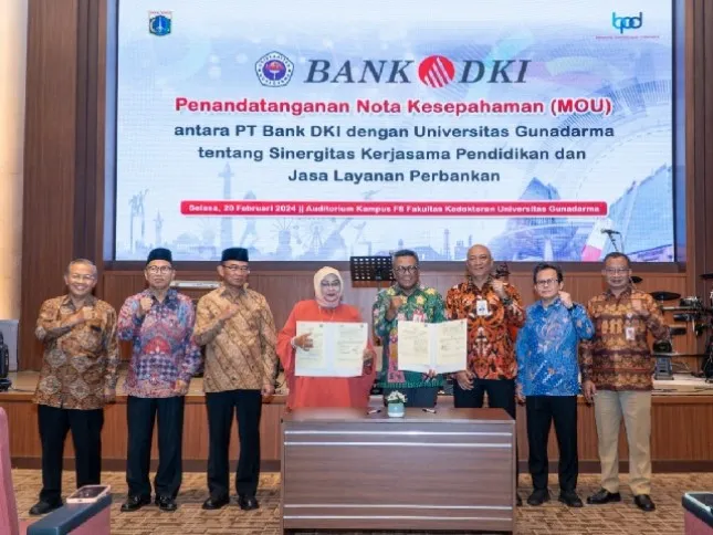 Bank DKI Presents Education Loan Program for Universitas Gunadarma Students